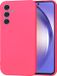 Techsuit Hoesje geschikt voor Samsung Galaxy A54 - Soft Flex Silicone Back Cover - Hot Pink