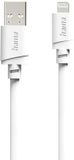 Hama 00201802 USB-laadkabel USB 2.0 Apple Lightning stekker, USB-A stekker 3 m Wit