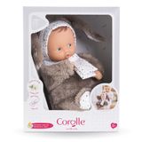 Corolle Mon Doudou Pluche Babykonijn Babypop - 28cm Bruin