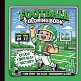 Football Coloring Book for Kids and Adults