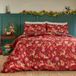 Duvet Day Sleigh Team Dekbedovertrekset - Ultra Soft Touch Omkeerbaar Feestelijk Kerstbeddengoed (Rood - King)