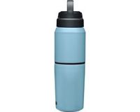CamelBak Multibev Vacuum RVS Waterfles met afneembare koffie/theebeker - 500 ml + 350 ml - Blauw (Dusk Blue)