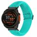 By Qubix Qubix - Geschikt voor Garmin bandje - 20mm Quickfit - Elastische Solo Loop nylon bandje - Mintgroen - Geschikt voor Garmin Fenix 7s/6s/5s / Instinct 2s / Epix Pro Gen 2 (42mm)
