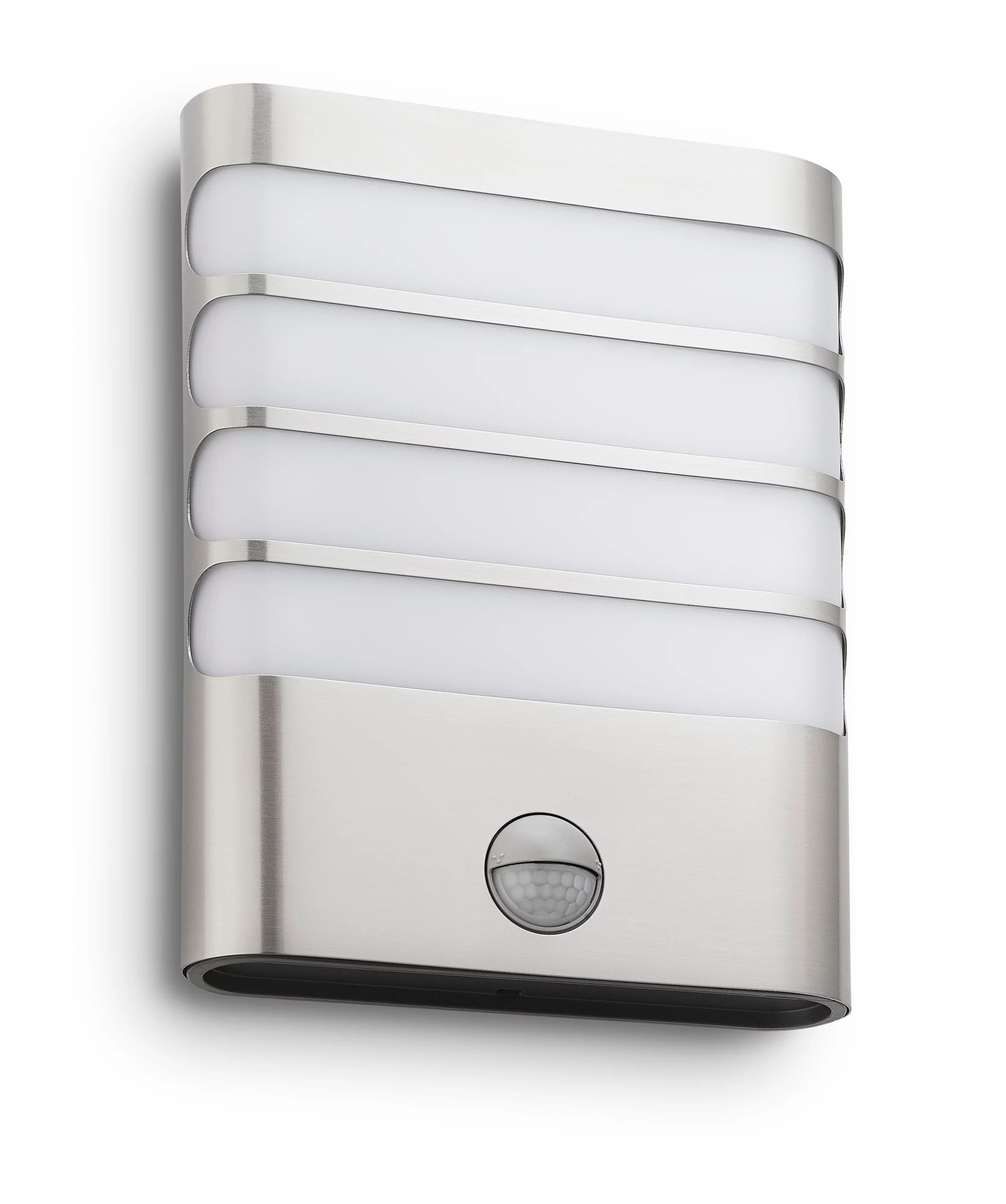 Philips Hue Philips myGarden Raccoon LED Outdoor Wall Light with Motion Sensor - Stainless Steel