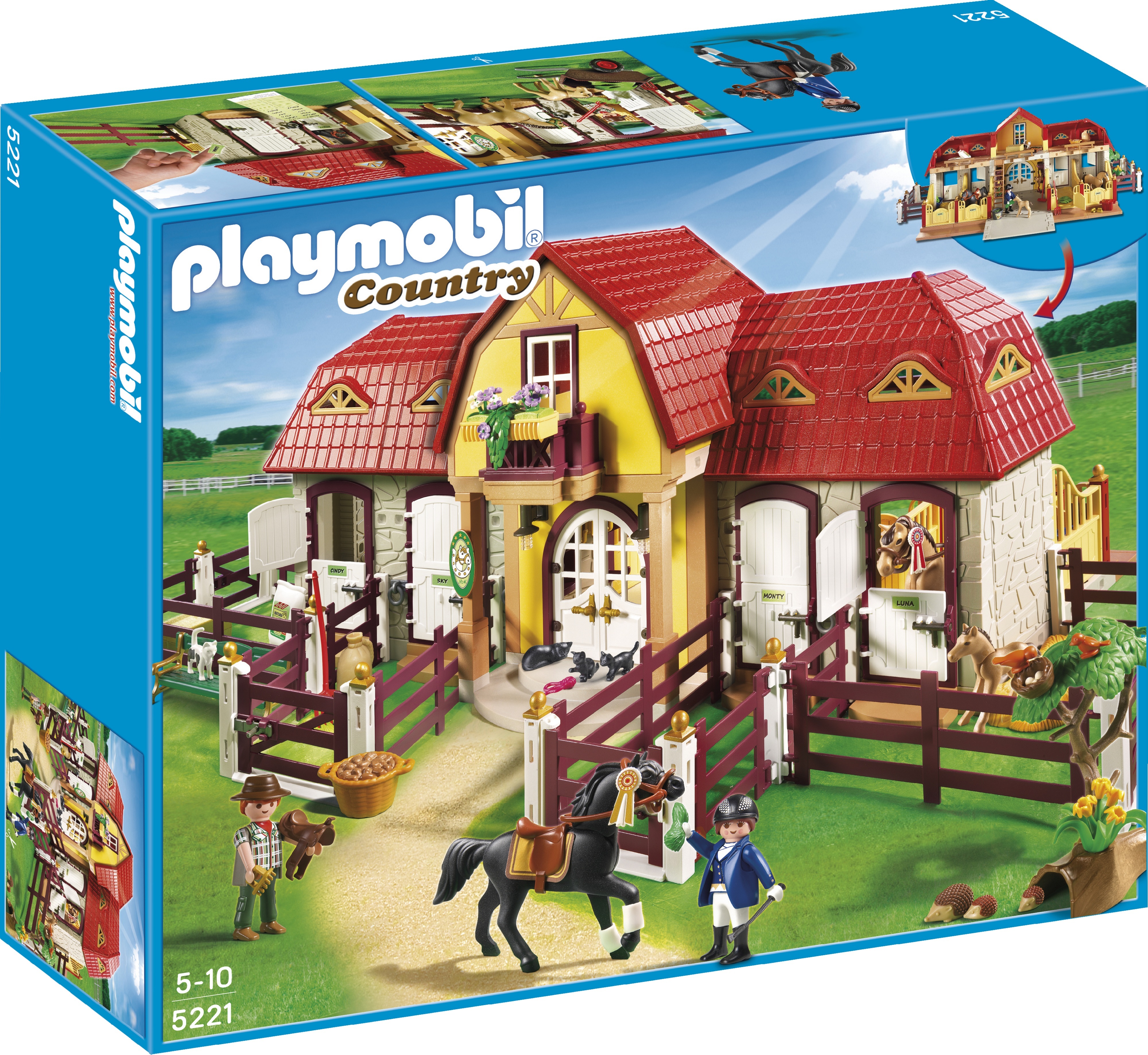 playmobil Country Large Horse Farm with Paddock