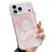 Cygnes Coque magnétique iPhone 17 Pro avec strass intégrés
