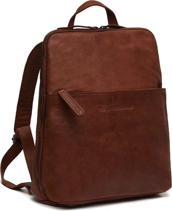 The Chesterfield Brand Chesterfield Waxed Pull Up Rugzak Bern Cognac