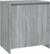 vidaXL Dressoir 70x41x75 cm Bewerkt Hout Grijs Sonoma Eikenkleurig