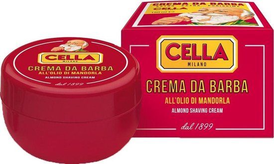 Cella Milano Scheercrème Amandel 150ml