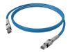 EasyLan VarioBoot patchkabel Cat.6A, S/FTP, blauw, 2 m
