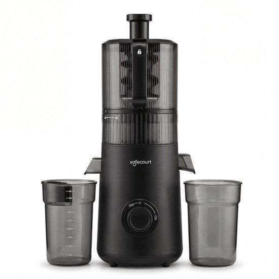 Safecourt Kitchen Slow Juicer XXL - Zwart - SJ600 - Cold-press technologie - BPA-vrij