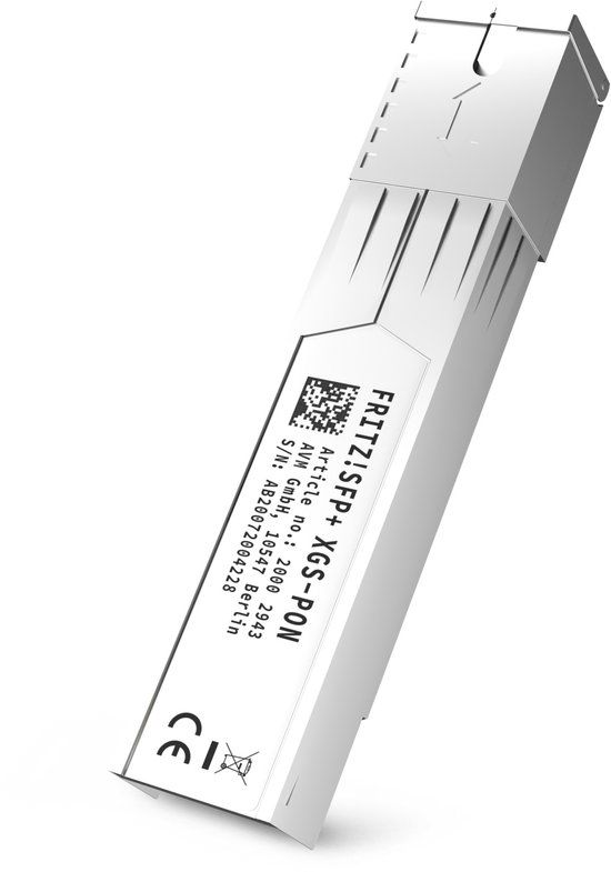 AVM FRITZ!SFP XGS-PON - SFP+ transceivermodule - 10 Gbit/s - 20km - Voor FRITZ!Box 5530 Fiber en 5590