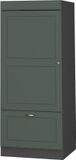 Vicco Hoge kast Fame-Line, Groen-Goud landelijk/Antraciet, 60 cm