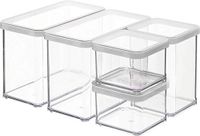 Rotho Loft Set van 5 opbergdozen met deksel