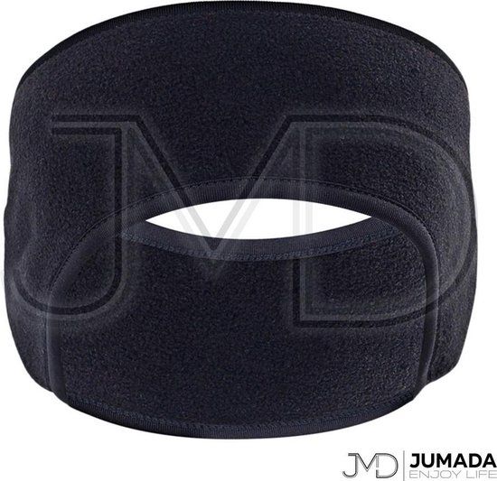 Fleece Oorwarmer - Hoofdband - Winter - One Size - Unisex - Zwart