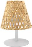 Lumisky Draadloze tafellamp IBIZA H26cm Beige Plastic Rond