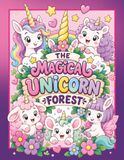 The Magical Unicorn Forest: Cute Unicorn Coloring Book for Kids Ages 4-8