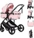Chipolino poussette 2-en-1 Amore : incluant porte-gobelet, sac à langer, chancelière et panier