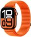 Strap-it Wave nylon bandje met klittenbandsluiting - oranje