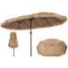 Parasol double tropical en paille 4,5x2,7m
