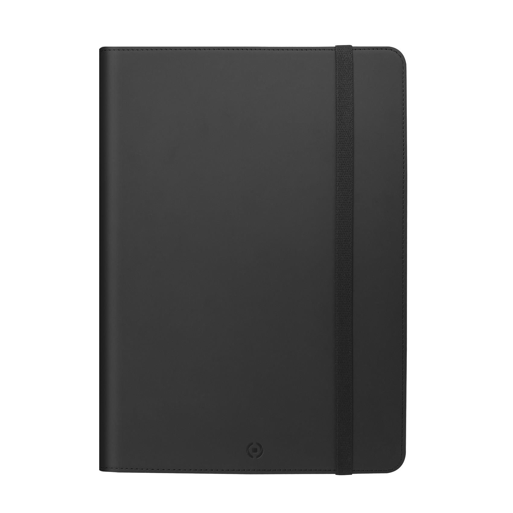 Celly UNIMAGTAB11 11" Tablet Case - Black Faux Leather Folio