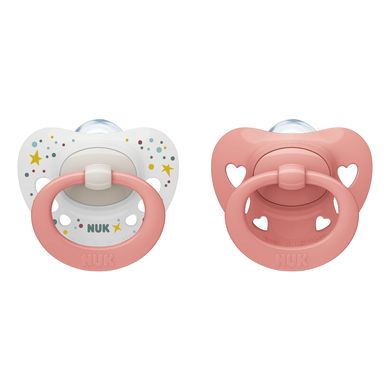 NUK Fopspeen Signature - 0-6 Maanden - Roze (2 stuks)