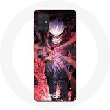 Maniacase Hoesje voor Samsung Galaxy A51 5G Satoru Gojo Jujutsu Kaisen Manga kunst