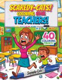SCAREDY-CATS!™ TEACHERS! COLORING BOOK | Bold and Easy Coloring Book for Adults and Teens | Funny TEACHER Designs for Stress Relief and Relaxation