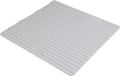 Urban Living Badkamer/douche anti slip mat - rubber - steengrijs - 55 x 55 cm