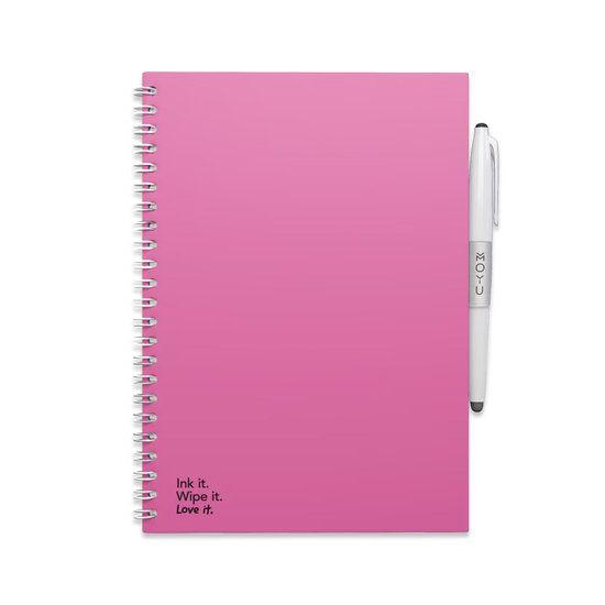 MOYU Uitwisbaar Notitieboek A5 - Passion Pink - Premium Cover