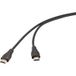 SpeaKa Professional SP-13660972 Câble HDMI Câble de connexion HDMI Connecteur HDMI-A, connecteur HDMI-A 2,00 m Noir 4K UHD, Contacts plaqués or
