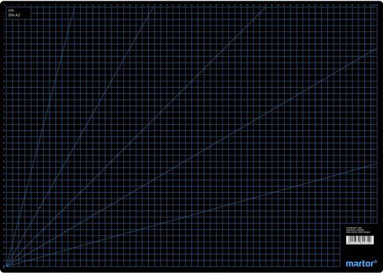Martor Snijmat Kunststof Zwart 620 x 440 x 3 mm