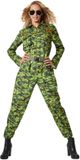 Tectake dressforfun Dameskostuum Jet Fighter Pilot Camouflage L