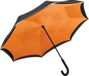 Fare Contrary 7715 paraplu coupe-vent noir orange