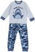 Chicco Jongen Lange Pyjama Dierenprint Katoen Lichtgrijs Maat 86