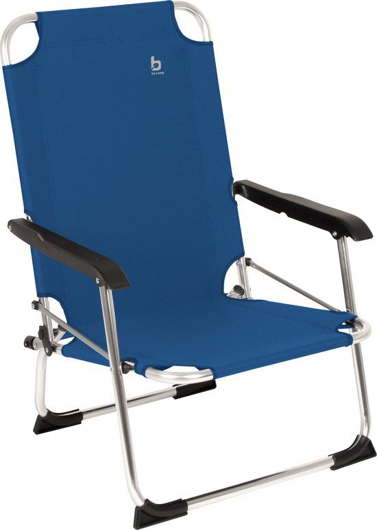 Bo-Camp Copa Rio Strandstoel - Opvouwbaar - Blauw
