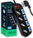 V-TAC Multiprise électrique - Noir - 4 prises avec interrupteurs indépendants - Prise 16 A