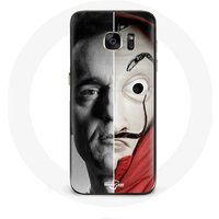 Maniacase Hoesje voor Samsung Galaxy S6 La casa de papel Berlijn Split Masker