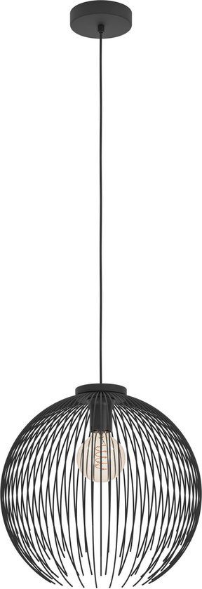 EGLO Venezuela Hanglamp - E27 - Ø 40 cm - Zwart
