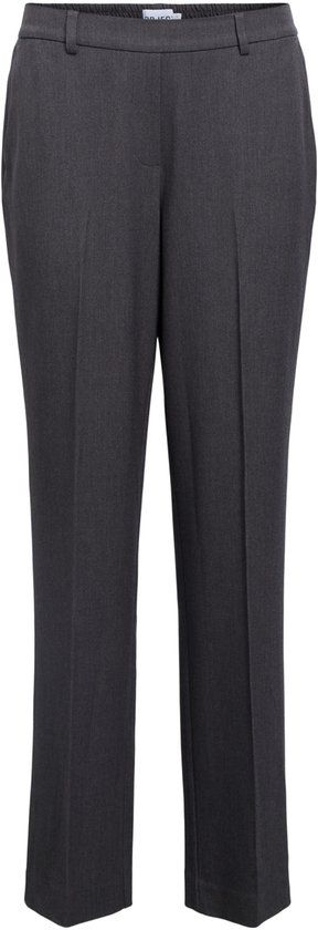 Object Objlisa Mw Straight Pant Noos Dames Broek - Donkergrijs - Maat 38