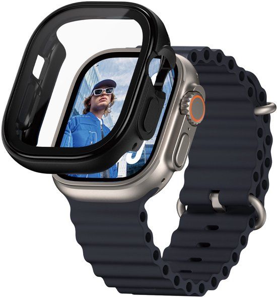 PanzerGlass Full Body Case voor de Apple Watch Ultra / Ultra 2 / Ultra 3 - 49 mm - Zwart