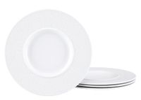 Creatable, 25148, serie Show Time Hammer, 4-delige serviesset voor 4 personen, bordenset van porselein, vaatwasser- en magnetronbestendig, Made in Europe