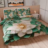 PETTI Artigiani Italiani Dekbedovertrekset, Bloemen 05 7, 135 x 200 cm