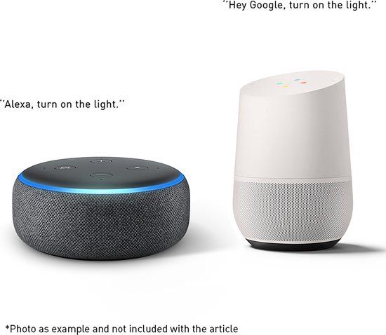 QAZQA Arc Basic Smart LED Arc Floor Lamp - Gray - 170cm