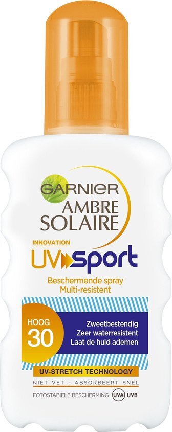 Garnier Ambre Solaire UV Sport Spray SPF 30 - 200 ml - Zonnebrandspray