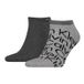Calvin Klein 2P All Over Print Chaussette Baskets Gris Gr 39/42 Hommes