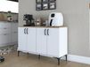 Buffet JOIE 4 portes blanc/noyer