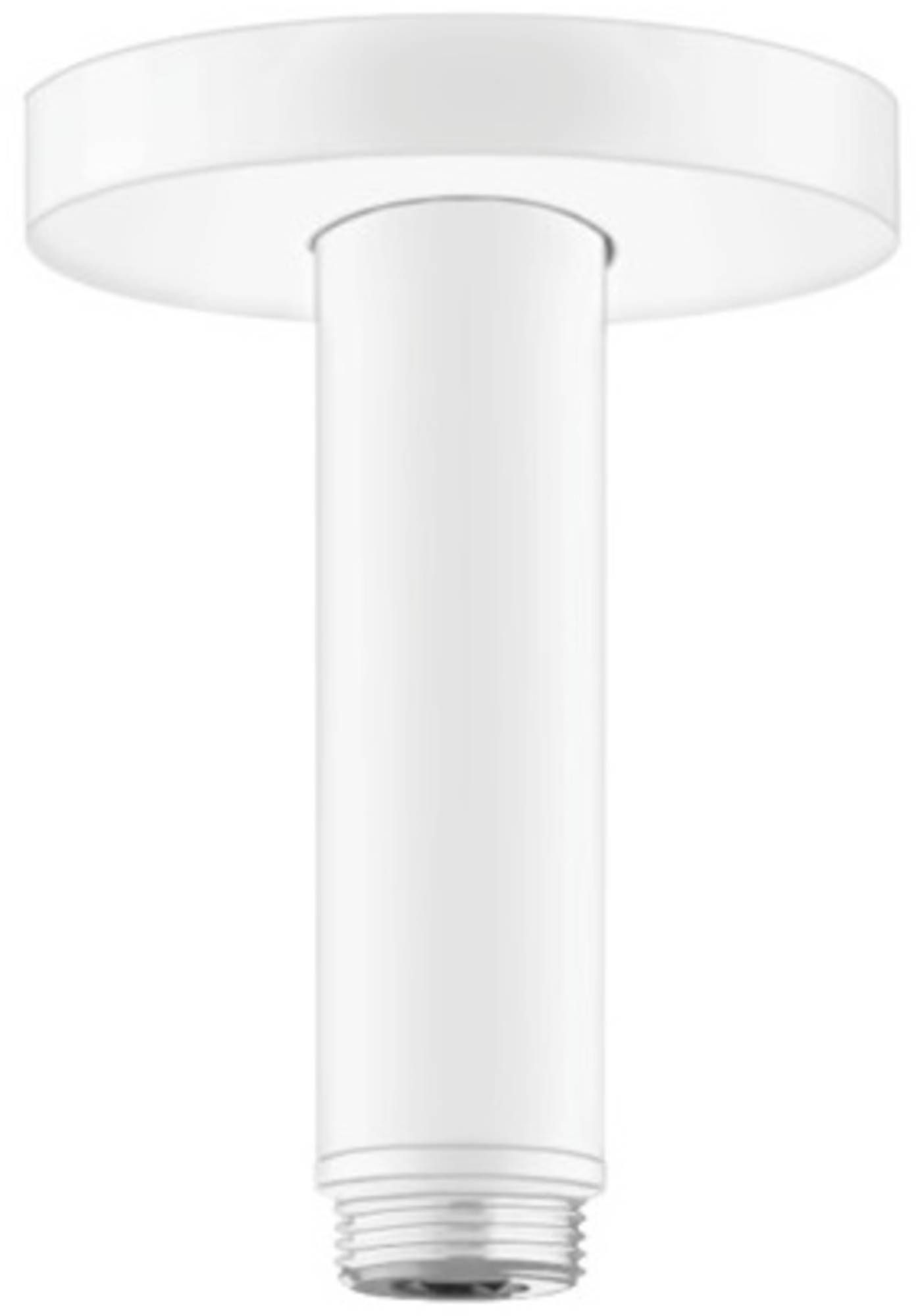 Hansgrohe Plafondbevestiging 10 cm Mat Wit - Messing - Wit