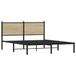 Maison Exclusive - Cadre de lit en métal sans matelas Chêne Sonoma 137x190 cm