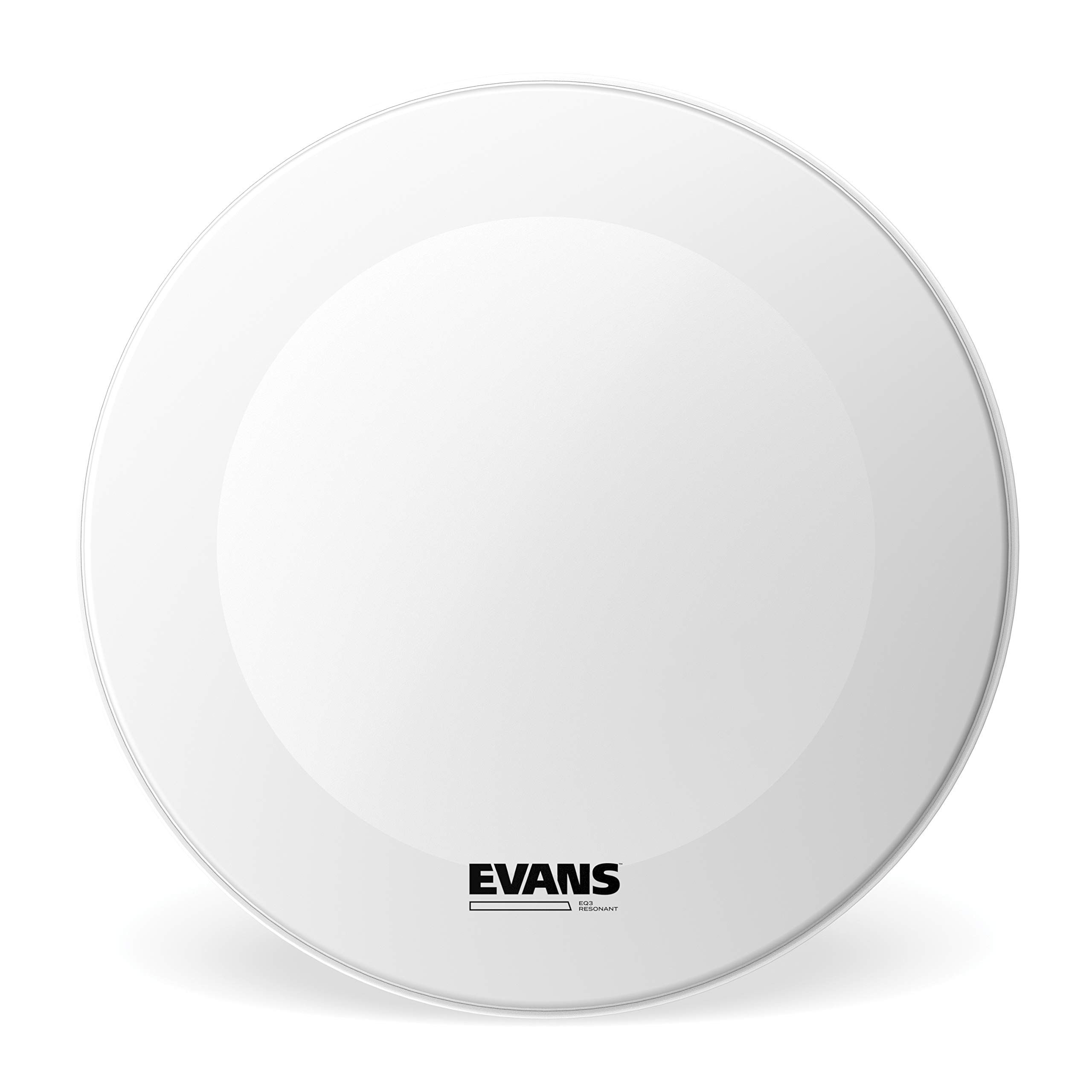 Evans BD20RGCW-NP EQ3 No Port Coated White - 20" Bass Drum Head